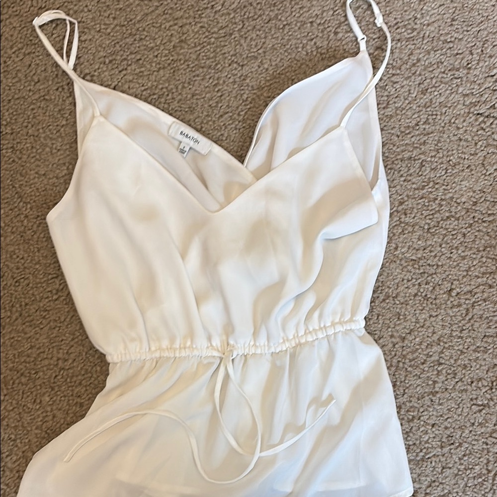 Elegant White Sleeveless Top